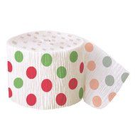 Red and Green Polka Dot Holiday Cupcake Kit for 24 N20