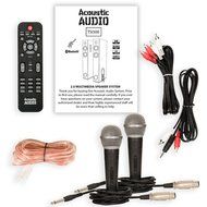 Acoustic Audio TSi500 Bluetooth Powered Floorstanding Tower Multimedia Speakers with Mics TSi500M2 N2