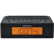Sangean RCR-5 Desktop Clock Radio - 0.6 W RMS - 2 x Alarm - FM, AM - RCR-5BK