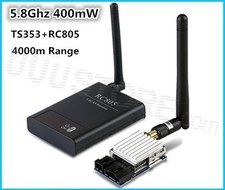 Boscam Rc 5.8G 5.8Ghz 400mw FPV 8 Channel wireless AV TX and RX Transmitter and Receiver TS353+RC805 Combo for...