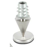 Dayton Audio DSS2-SN Satin Nickel Speaker Spike Set 4 Pcs. (1) N2