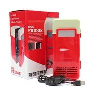 AUDEW Mini USB LED PC Car Refrigerator Fridge Beverage Cola Drink Cans Food Cooler Warmer N2
