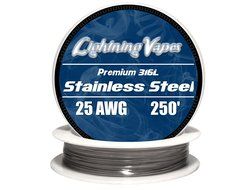 LV Stainless Steel 316L Wire 25 AWG - 250'