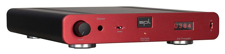SPL Director Balanced Preamp / DSD DAC with 140dB dynamic range! (Red) N3