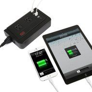 EZOPower 4200-Joule Surge Protector USB Charging Station / Power Strip with 2 AC Outlets &amp; 4 Smart USB Charger... N6