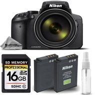 Nikon COOLPIX P900 Digital Camera 83x Optical Zoom Built-In Wi-Fi, NFC and GPS + 16GB SDHC CLASS 10 Memory Card... N2