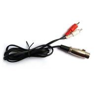 Yeworth&reg; 5ft/1.5m XLR Y Splitter Patch Cable, 1 XLR Female to 2 RCA Male Stereo Plug Adapter Cable N4