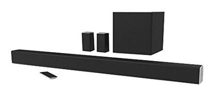 VIZIO SB4451-C0 SmartCast 44" 5.1 Sound Bar System, Black (2016 Model) N6
