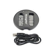 Andoer KingMa Dual 2-Channel ENEL14 Battery Charger for Nikon D3100 D3200 D5100 P7100 P7000 N21