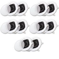 Acoustic Audio CS-IC43-5PR 200 Watt 4" 3-Way Home Theater In-Wall/Ceiling Speakers (5-Pair)