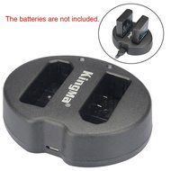 Andoer KingMa Dual 2-Channel ENEL14 Battery Charger for Nikon D3100 D3200 D5100 P7100 P7000 N24