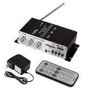 Baloray Lepy LP-A68 Digital 2 X 15w Amplifier with Remote/USB/MP3/SD/FM Power Supply for car home N3