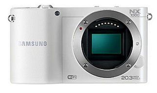 Samsung NX1000 White ~ 20.3MP Digital Camera Body Only N3