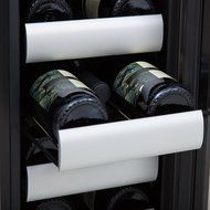 Whynter BWR-401DS Elite 40-Bottle Seamless Stainless Steel Door Dual Zone Built-in Wine Refrigerator N3