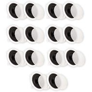 Theater Solutions TSS6C In Ceiling 6.5" Speakers Surround Sound Home Theater Deluxe 7 Pair Pack 7TSS6C