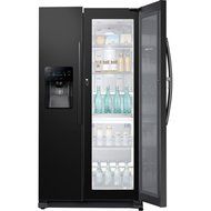 Samsung RH25H5611BC 24.7 Cu. Ft. Black Side-By-Side Refrigerator - Energy Star N3