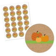 Pumpkin Patch - Cupcake Picks with Fall &amp; Thanksgiving Stickers - Party Cupcake Toppers - 12 Count N2