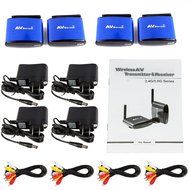 PAKITE PAT-630 5.8GHz Wireless Audio Video AV Sender Transmitter &amp; Receiver 200M for DVD CCTV Camera IP camera... N11