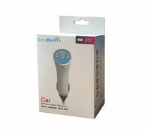 Bluetooth FM Transmitter, Elobeth Car Charger With Bluetooth Adapter Hands-free AUX Cable, Car Bluetooth Receiver N8