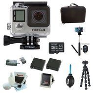 GoPro HERO4 Silver with Deluxe Accessory Bundle