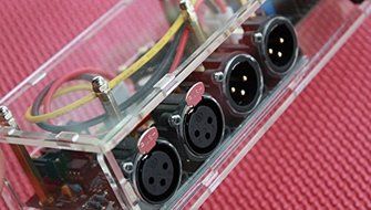 Nobsound Balanced (XLR) Unbalanced (RCA) Conversion Preamplifier Acrylic Chassis AudioHiFi N5