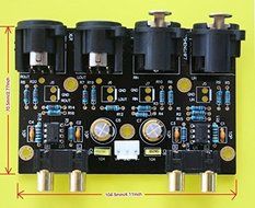 Nobsound Balanced (XLR) Unbalanced (RCA) Conversion Preamplifier Acrylic Chassis AudioHiFi N6