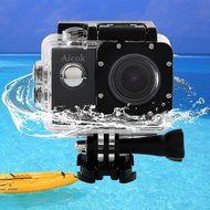 Aicok 4K WIFI Sport Action Camera (32GB Micro SD Card) 170 Degree Wide Angle Lens 2.0" LCD 16MP FHD 1080P Sports... N7