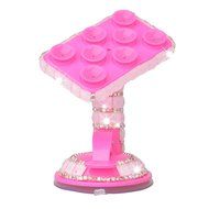 Kaka(tm) Bling Handmade Crystal Rhinestones Portable Rotating Suction Cup Mini Desk Car Mount Clip Stand Holder... N11