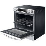 Samsung NE58F9710WS Slide-in Electric Range with FlexDuo Oven N2
