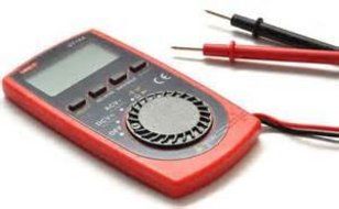 RioRand RR10A 1.8" LCD Digital Multimeter - Red + Black (1 x CR2032)