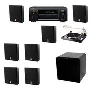 M&amp;K Sound MP150II Wall Speaker 7.1 Thorens TD-240-2 HRS12 Denon AVR-X5200W