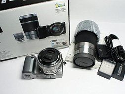 SONY DigitalCamera NEX-5T DoubleZoom Lens Kit(Silver) NEX-5T NEX-5TY-S(Japan import) - International Version (... N2