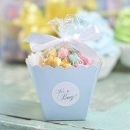 WILTON Favor Box Favor Kit - Blue &quot;Its A Boy!&quot; 15-Count