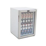 Whynter 1.7 cu. ft. Beverage Center with Lock 90 Can Stainless Steel Beverage Compact Refrigerator -White
