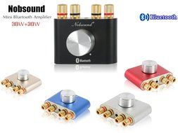 Nobsound&reg; Mini Bluetooth Headphone Amplifier Hifi Stereo Power AMP 30w+30w_ (Power supply) N2