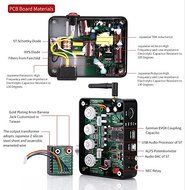 Douk Audio APPJ PA1601A WiFi Smart Mini HiFi Tube Amplifier USB PC/U-disk/SD Card/AUX Input (Silver) N8