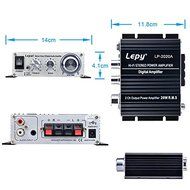 inextstation LP-2024A+ Hi-Fi Stereo Class-T Digital Audio Mini Amplifier with Power Supply N5