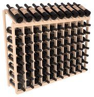 Wine Racks America Ponderosa Pine 10 Column 8 Row Display Top Kit. 13 Stains to Choose From! N5