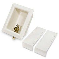 Uponor Wirsbo LF5955025 ProPEX Ice Maker Box w/ Support Brackets, 1/2" (LF Brass) Valve