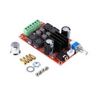 Amplify Board, DC 24V Digital Audio Power Amplifier Stereo AMP Audio Amplify Board Digital Module 50W+50W Dual... N2