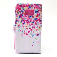 Galaxy S6 Case, Firefish Folio Flip Premium PU Leather Lovely Wallet Shell [Scratch-resistant][Kickstand][Card... N22