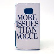 Galaxy S6 Case, Firefish Folio Flip Premium PU Leather Lovely Wallet Shell [Scratch-resistant][Kickstand][Card... N24