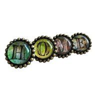 A.B Crew 42mm Antique Glass Cabinet Knobs Home Decor Cupboard Drawers Pulls Handles Unique Hardwares Fittings,... N17