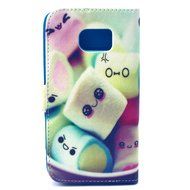 Galaxy S6 Case, Firefish Folio Flip Premium PU Leather Lovely Wallet Shell [Scratch-resistant][Kickstand][Card... N27