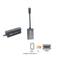 Eriotpy&reg; 1080P HD MHL 11-pin Micro USB to HDMI Adapter (Male to Female ) with Video Audio Output in Black 15cm... N4