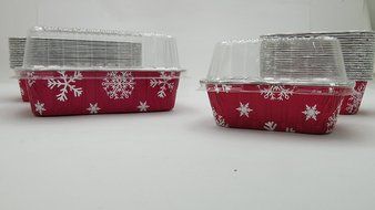Disposable Holiday Pan Combo Pack. Great for Gifts and Holiday Baking (10 of each pan shown) N6