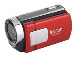 Vivitar 5.1 MP HD 4X Digital Camcorder Recorder 548 w/ 2-inch Screen Red