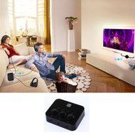 Wireless Bluetooth 4.0 Receiver Adapter 3.5mm AUX Audio Stereo Music Sharer Home Audio Transmitter Music Streaming... N4