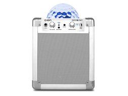 ION House Party Portable Sound System with Built-In Light Show (white) N6