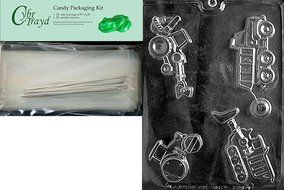 Cybrtrayd J096 Construction Vehicles Dump Truck Chocolate Candy Mold with Exclusive Cybrtrayd Copyrighted Chocolate... N2